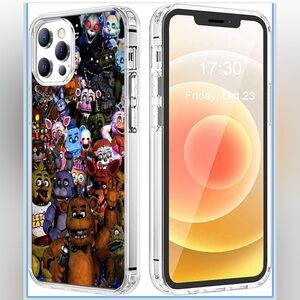 NWT Compatible iPhone 13 Pro Max Case Phone Clear Cover Five Nights at Freddy’s